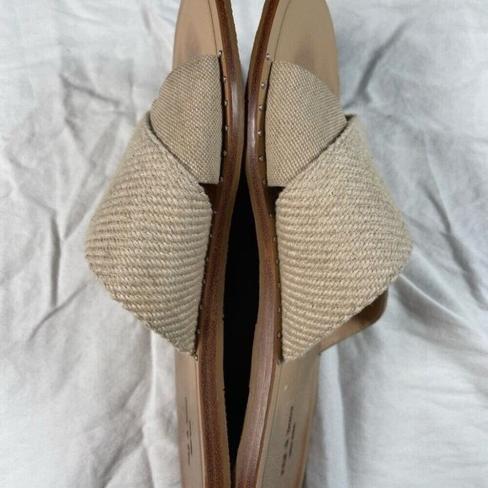 rag & bone Cream Cross‑Strap Slide Sandals - Picture 4 of 6